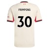 Camisola Liverpool Jeremie Frimpong 30 Homen Equipamento 2ª 2025-26