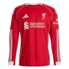 Camisola Liverpool Manga Comprida Homen Equipamento 1ª 2025-26
