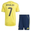 Camisola + Calções Al Nassr Ronaldo 7 Criança Equipamento 1ª 2025-26