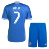 Camisola + Calções Real Madrid Vini JR 7 Criança Equipamento 3ª 2025-26