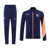 Barcelona Homen Casaco de Treino Conjunto 2025-26 Navy