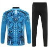 Napoli Homen Conjunto de Moletom de Treino Quarto-Zíper 2025-26 Azul