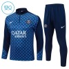 Paris Saint-Germain Criança Conjunto de Moletom de Treino Quarto-Zíper 2025-26 Azul