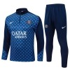 Paris Saint-Germain Homen Conjunto de Moletom de Treino Quarto-Zíper 2025-26 Azul