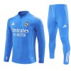 Real Madrid Homen Conjunto de Moletom de Treino Quarto-Zíper 2025-26 Azul