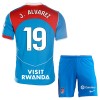 Camisola + Calções Atlético Madrid J. Alvarez 19 Criança Equipamento 3ª 2025-26