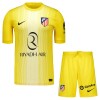 Camisola + Calções Guarda-Redes Atlético Madrid Criança 2025-26 Amarela