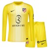 Camisola + Calções Guarda-Redes Atlético Madrid Criança Manga Comprida 2025-26 Amarela