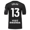 Camisola Guarda-Redes Atlético Madrid Oblak 13 Homen 2025-26 Preta