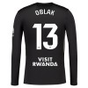 Camisola Guarda-Redes Atlético Madrid Oblak 13 Manga Comprida Homen 2025-26 Preta