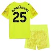 Camisola + Calções Guarda-Redes Manchester City Gianluigi Donnarumma 25 Criança 2025-26 Amarela