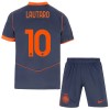 Camisola + Calções Inter Milan Lautaro Martinez 10 Criança Equipamento 3ª 2025-26
