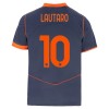Camisola + Calções Inter Milan Lautaro Martinez 10 Criança Equipamento 3ª 2025-26