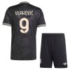 Camisola + Calções Juventus Vlahovic 9 Criança Equipamento 3ª 2025-26