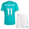 Camisola + Calções Liverpool M.Salah 11 Criança Equipamento 3ª 2025-26
