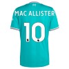 Camisola + Calções Liverpool Mac Allister 10 Criança Equipamento 3ª 2025-26