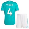 Camisola + Calções Liverpool Virgil 4 Criança Equipamento 3ª 2025-26