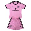 Camisola + Calções Guarda-Redes Manchester United Criança 2025-26 Rosa