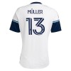Camisola Vancouver Whitecaps FC Muller 13 Homen Equipamento 1ª 2025-26