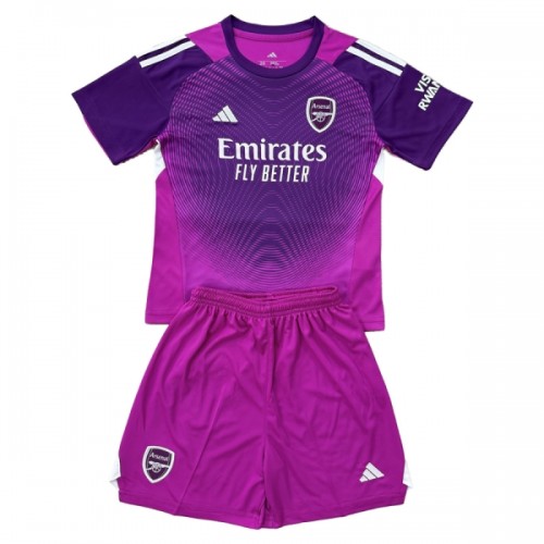 Camisola + Calções Guarda-Redes Arsenal Criança 2025-26 Roxo Camisola + Calções Guarda-Redes Arsenal Criança 2025-26 Roxo