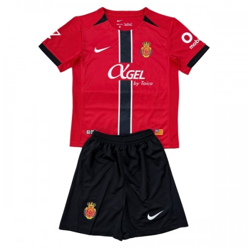 Camisola + Calções RCD Mallorca Criança Equipamento 1ª 2025-26 Camisola + Calções RCD Mallorca Criança Equipamento 1ª 2025-26