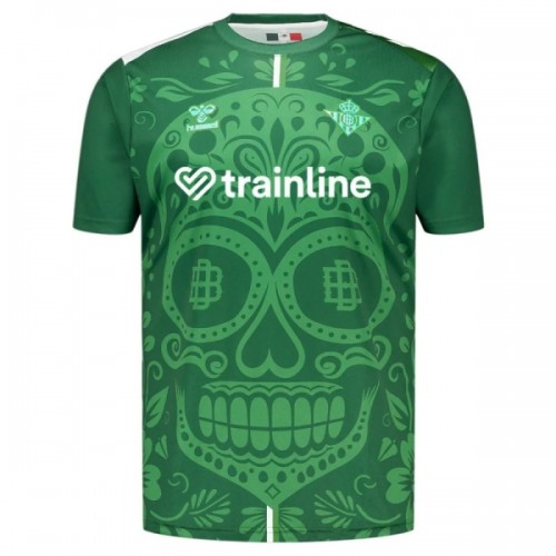 Camisola Real Betis x Dia de Muertos Pre-Match Homen 2025-26 Camisola Real Betis x Dia de Muertos Pre-Match Homen 2025-26