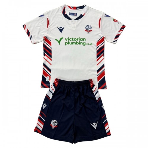 Camisola + Calções Bolton Wanderers Criança Equipamento 1ª 2025-26 Camisola + Calções Bolton Wanderers Criança Equipamento 1ª 2025-26