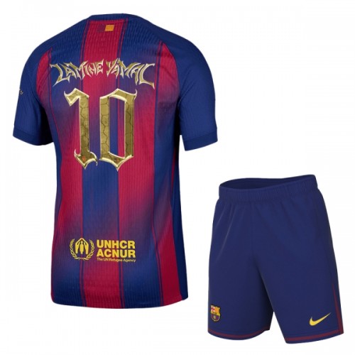 Camisola + Calções FC Barcelona x Kopa Trophy Lamine Yamal 10 Criança 2025-26 - Especial Camisola + Calções FC Barcelona x Kopa Trophy Lamine Yamal 10 Criança 2025-26 - Especial