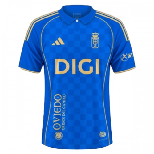 Camisola Real Oviedo Homen Equipamento 1ª 2025-26 Camisola Real Oviedo Homen Equipamento 1ª 2025-26