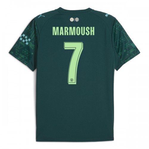 Camisola Manchester City Marmoush 7 EA Sport Homen Equipamento 4ª 2025-26 Camisola Manchester City Marmoush 7 EA Sport Homen Equipamento 4ª 2025-26