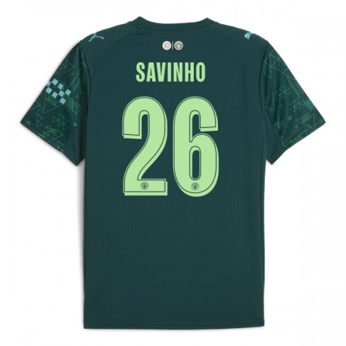 Camisola Manchester City Savinho 26 EA Sport Homen Equipamento 4ª 2025-26 Camisola Manchester City Savinho 26 EA Sport Homen Equipamento 4ª 2025-26
