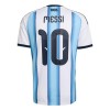 Camisola + Calções Argentina Messi 10 Criança Equipamento 1ª Mundial 2026