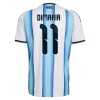 Camisola Argentina Di Maria 11 Homen Equipamento 1ª Mundial 2026