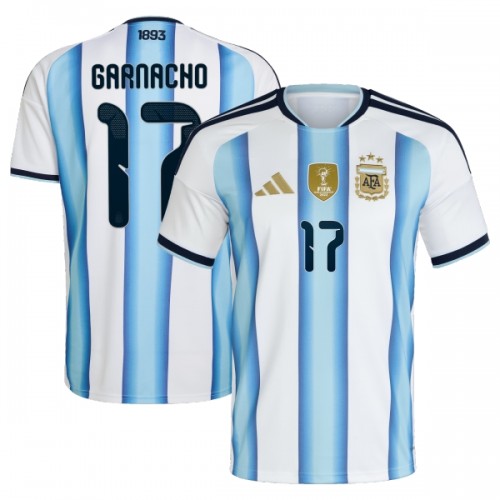 Camisola Argentina Garnacho 17 Homen Equipamento 1ª Mundial 2026 Camisola Argentina Garnacho 17 Homen Equipamento 1ª Mundial 2026