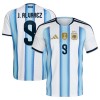 Camisola Argentina J. Alvarez 9 Homen Equipamento 1ª Mundial 2026