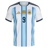 Camisola Argentina J. Alvarez 9 Homen Equipamento 1ª Mundial 2026