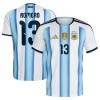 Camisola Argentina Romero 13 Homen Equipamento 1ª Mundial 2026