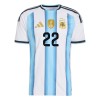 Camisola + Calções Argentina Lautaro Martinez 22 Criança Equipamento 1ª Mundial 2026