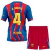 Camisola + Calções FC Barcelona R. Araujo 4 Criança Equipamento 4ª 2025-26