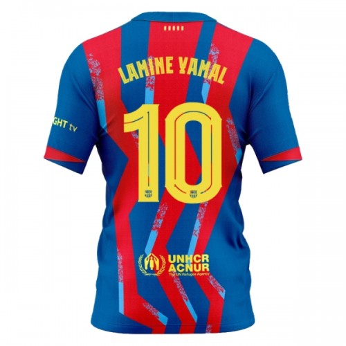 Camisola FC Barcelona Lamine Yamal 10 Homen Equipamento 4ª 2025-26 Camisola FC Barcelona Lamine Yamal 10 Homen Equipamento 4ª 2025-26