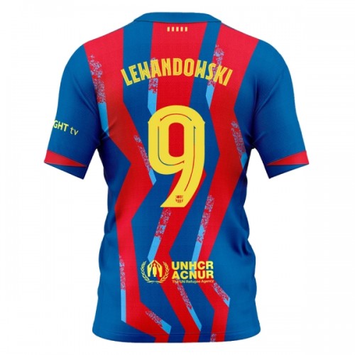 Camisola FC Barcelona Lewandowski 9 Homen Equipamento 4ª 2025-26 Camisola FC Barcelona Lewandowski 9 Homen Equipamento 4ª 2025-26