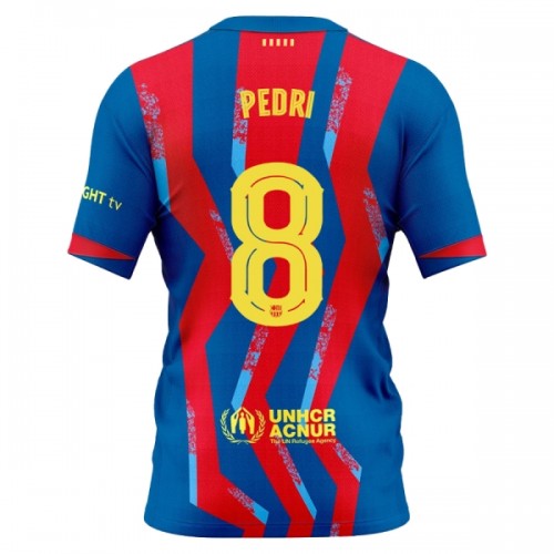 Camisola FC Barcelona Pedri 8 Homen Equipamento 4ª 2025-26 Camisola FC Barcelona Pedri 8 Homen Equipamento 4ª 2025-26