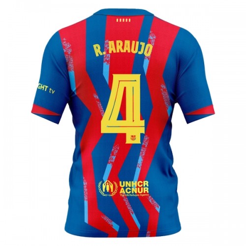 Camisola FC Barcelona R. Araujo 4 Homen Equipamento 4ª 2025-26 Camisola FC Barcelona R. Araujo 4 Homen Equipamento 4ª 2025-26