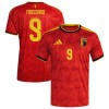 Camisola Bélgica Trossard 9 Homen Equipamento 1ª Mundial 2026 Camisola Bélgica Trossard 9 Homen Equipamento 1ª Mundial 2026