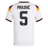 Camisola Alemanha Pavlovic 5 Homen Equipamento 1ª Mundial 2026