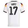 Camisola Alemanha Wirtz 17 Homen Equipamento 1ª Mundial 2026