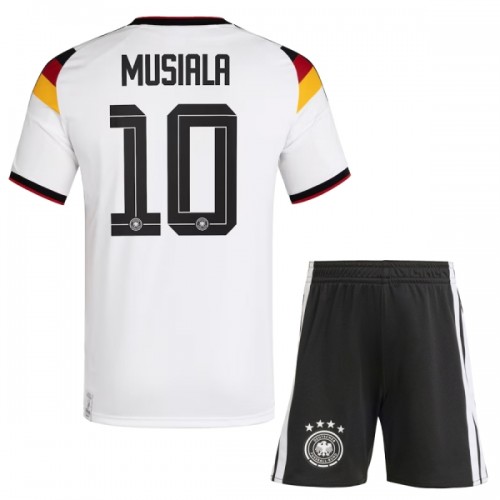 Camisola + Calções Alemanha Musiala 10 Criança Equipamento 1ª Mundial 2026 Camisola + Calções Alemanha Musiala 10 Criança Equipamento 1ª Mundial 2026