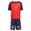 Camisola + Calções Espanha Lamine Yamal 19 Criança Equipamento 1ª Mundial 2026