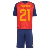 Camisola + Calções Espanha OYARZABAL 21 Criança Equipamento 1ª Mundial 2026 Camisola + Calções Espanha OYARZABAL 21 Criança Equipamento 1ª Mundial 2026