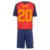 Camisola + Calções Espanha Pedri 20 Criança Equipamento 1ª Mundial 2026 Camisola + Calções Espanha Pedri 20 Criança Equipamento 1ª Mundial 2026